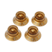 GIBSON ACCESSORIES TOP HAT KNOBS, 4PCS - GOLD (PRHK-020) - Music Bliss Malaysia