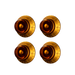 GIBSON ACCESSORIES TOP HAT KNOBS, 4PCS - VINTAGE AMBER (PRHK-030) - Music Bliss Malaysia