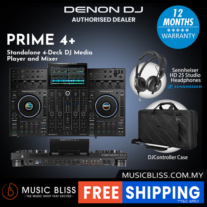 Denon DJ Prime 4+ 4-deck Standalone DJ System
