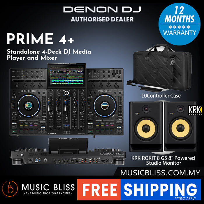 Denon DJ Prime 4+ 4-deck Standalone DJ System