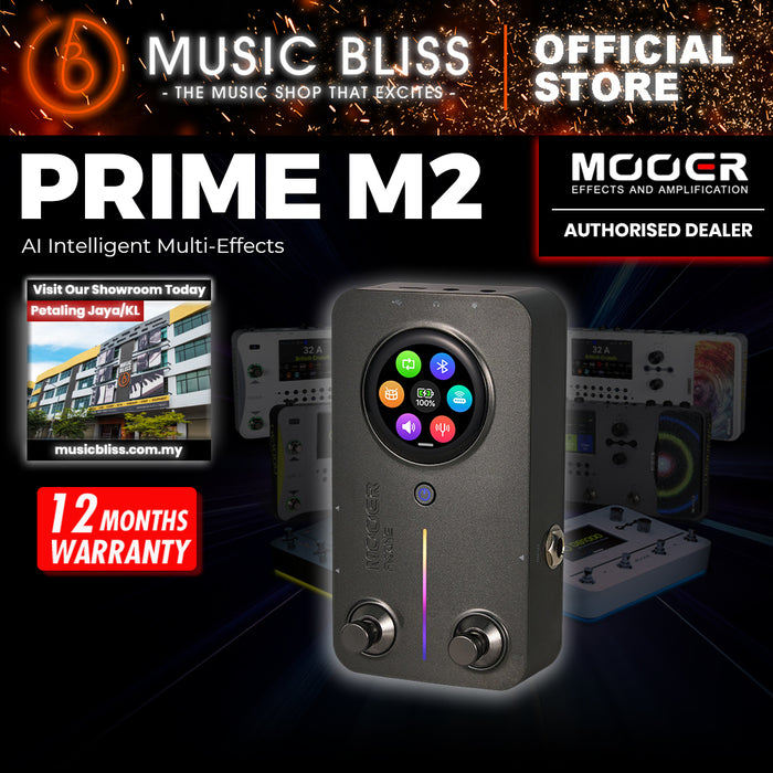 Mooer Prime M2 Intelligent Multi-Effects - Black