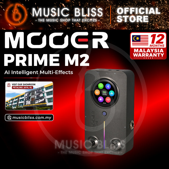 Mooer Prime M2 Intelligent Multi-Effects Pedal - Gray