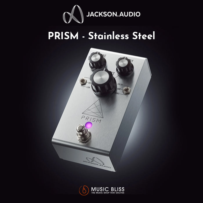 Jackson Audio PRISM Boost, Buffer, and EQ Pedal - Stainless Steel