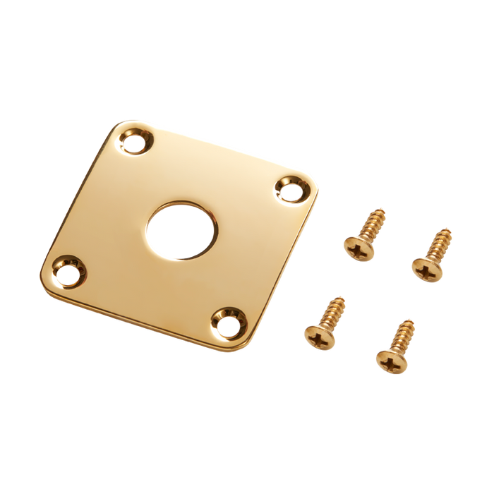 GIBSON ACCESSORIES LES PAUL METAL JACK PLATE - GOLD (PRJP-020) - Music Bliss Malaysia