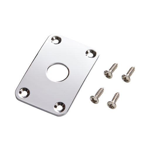 GIBSON ACCESSORIES EXPLORER METAL JACK PLATE - CHROME (PRJP-050) - Music Bliss Malaysia