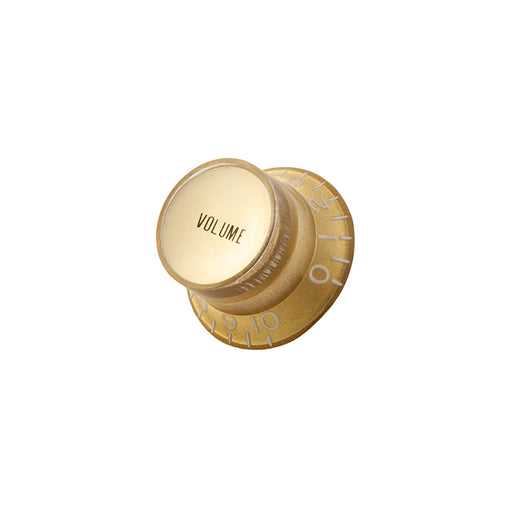 GIBSON ACCESSORIES TOP HAT KNOBS, 4PCS - GOLD W/ GOLD METAL INSERT (PRMK-030) - Music Bliss Malaysia