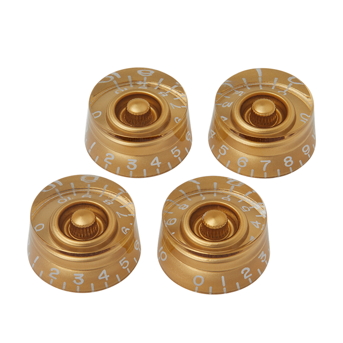 GIBSON ACCESSORIES SPEED KNOBS, 4PCS - GOLD (PRSK-020) - Music Bliss Malaysia