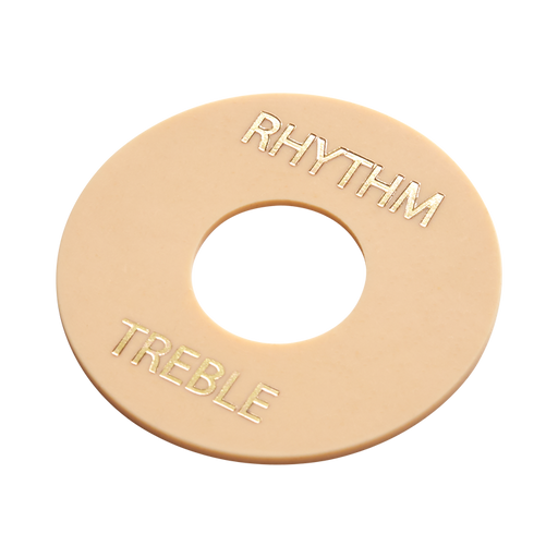 GIBSON ACCESSORIES TOGGLE SWITCH WASHER - CREAM W/ GOLD IMPRINT (PRWA-030) - Music Bliss Malaysia