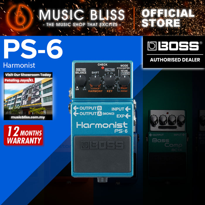 Boss PS-6 Harmonist Guitar Effects Pedal