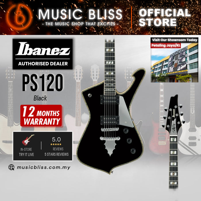 Ibanez Paul Stanley Signature PS120 Electric Guitar - Black