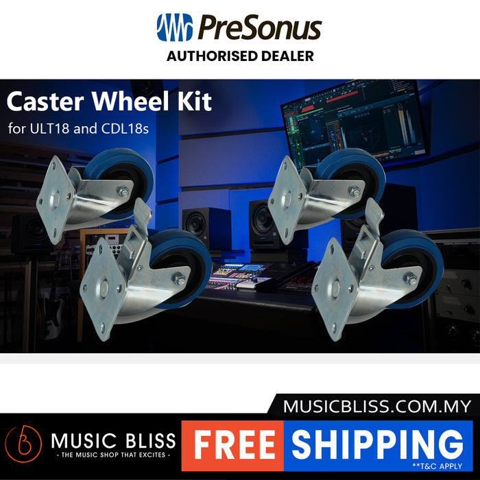 PreSonus Caster Kit for ULT18 and CDL18s