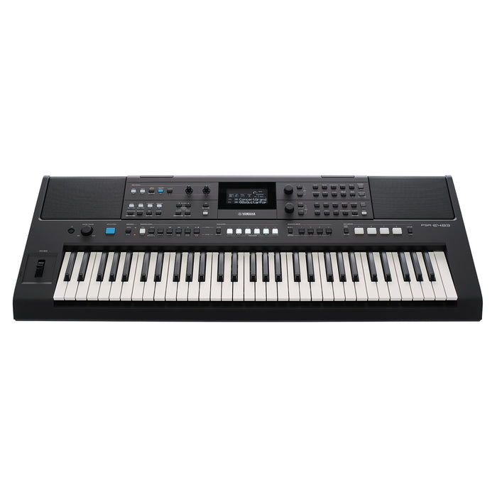 Yamaha Keyboards PSR-E483 61-Keys Portable Keyboard with Original Adapter