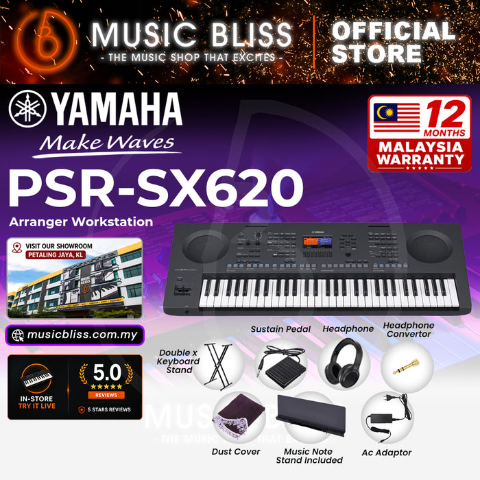 Yamaha PSR-SX620 61-key Arranger Workstation