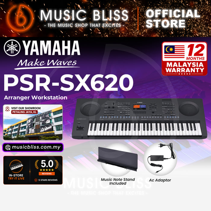 Yamaha PSR-SX620 61-key Arranger Workstation