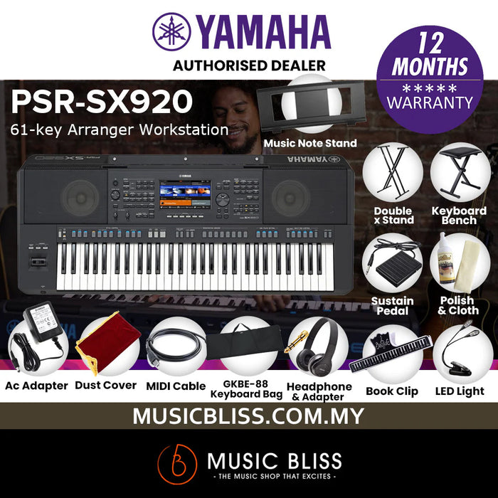 Yamaha PSR-SX920 61-key Professional Arranger Workstation