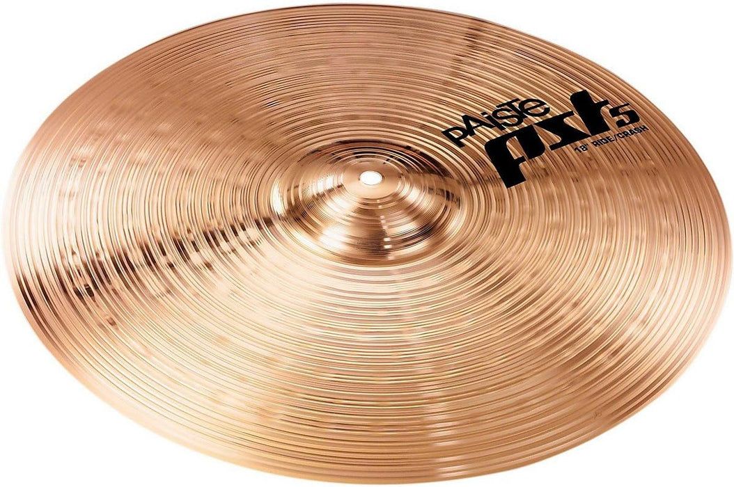 Paiste 18" PST 5 Crash/Ride Cymbal - 18 inch - Music Bliss Malaysia