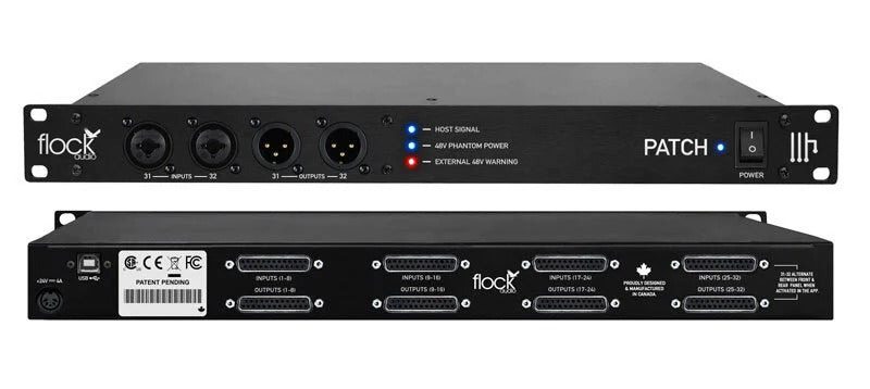 Flock Audio Patch 64-point Digitally Controlled Analog Patchbay