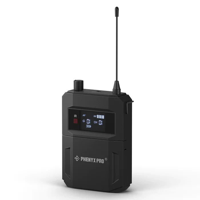 Phenyx Pro PTM-22-4B UHF Mono Wireless In-Ear Monitor System with 2 Loop Outputs