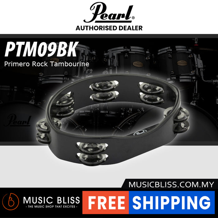 Pearl PTM09BK Primero Rock Tambourine