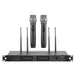 Phenyx Pro PTU-2U-2H Wireless Microphone System, True Diversity Dual Cordless Microphone Set, Professional UHF Handheld Wireless Microphones w/Auto Scan, 2x1000 Channels, 328ft for Stage & Studio - Music Bliss Malaysia