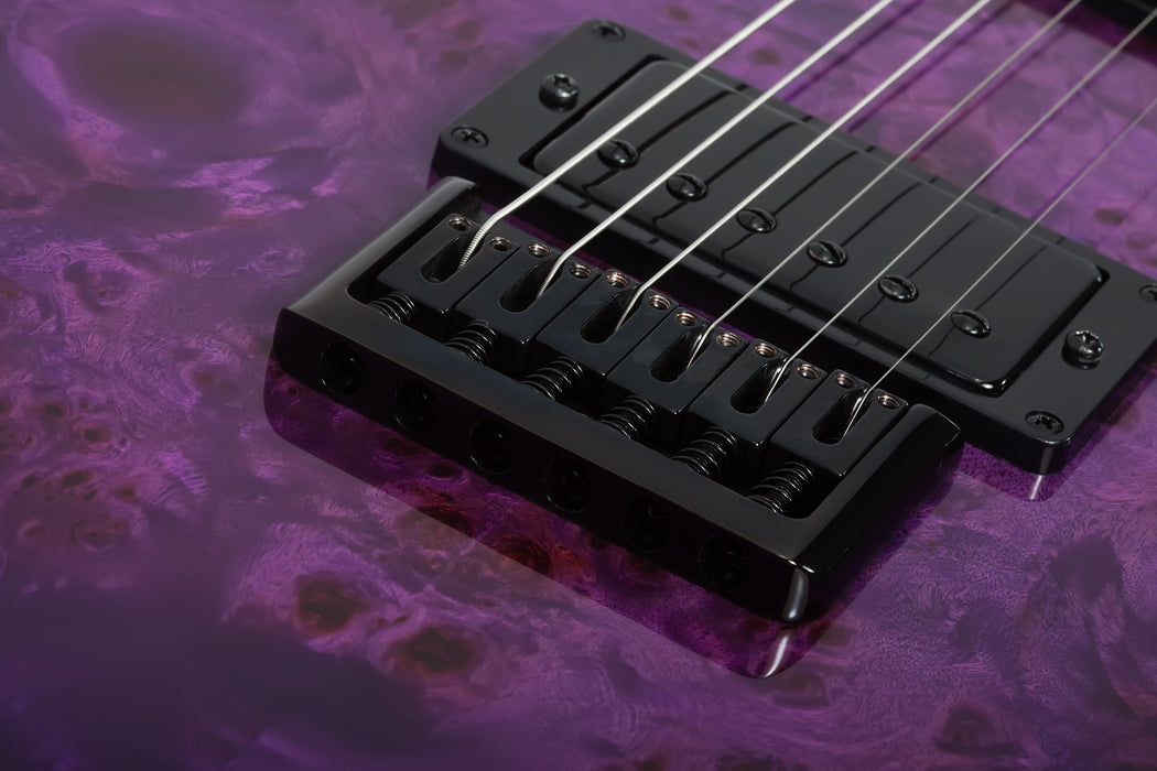 Schecter PT Standard Electric Guitar - Purple Burst Burl