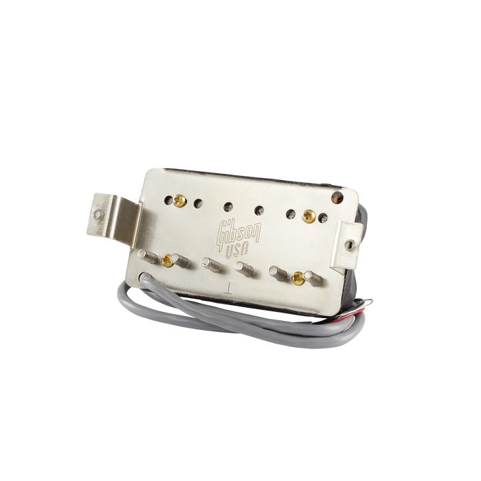 GIBSON ACCESSORIES 498T "HOT ALNICO" BRIDGE HUMBUCKING PICKUP - DOUBLE BLACK - Music Bliss Malaysia