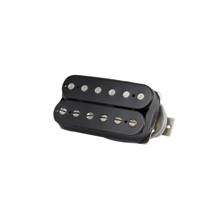 GIBSON ACCESSORIES 498T "HOT ALNICO" BRIDGE HUMBUCKING PICKUP - DOUBLE BLACK - Music Bliss Malaysia