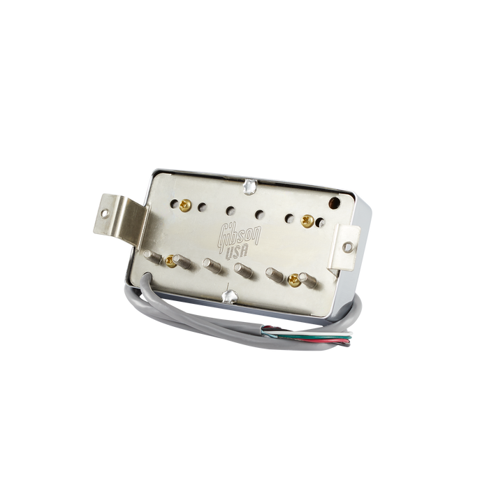 GIBSON ACCESSORIES 498T "HOT ALNICO" BRIDGE HUMBUCKING PICKUP - CHROME - Music Bliss Malaysia