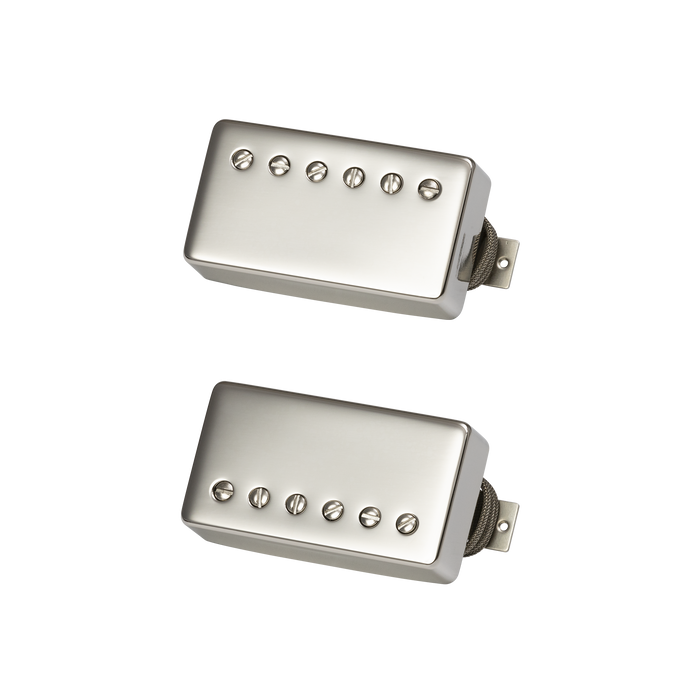 GIBSON ACCESSORIES CUSTOMBUCKER HUMBUCKER PICKUP MATCHED SET - NICKEL - Music Bliss Malaysia