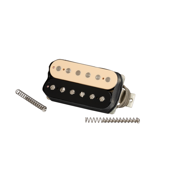 GIBSON ACCESSORIES CUSTOMBUCKER PLUS HUMBUCKER NECK/BRIDGE PICKUP - ZEBRA