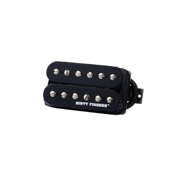 GIBSON ACCESSORIES DIRTY FINGERS QUICK CONNECT HOT CERAMIC RHYTHM HUMBUCKER - BLACK