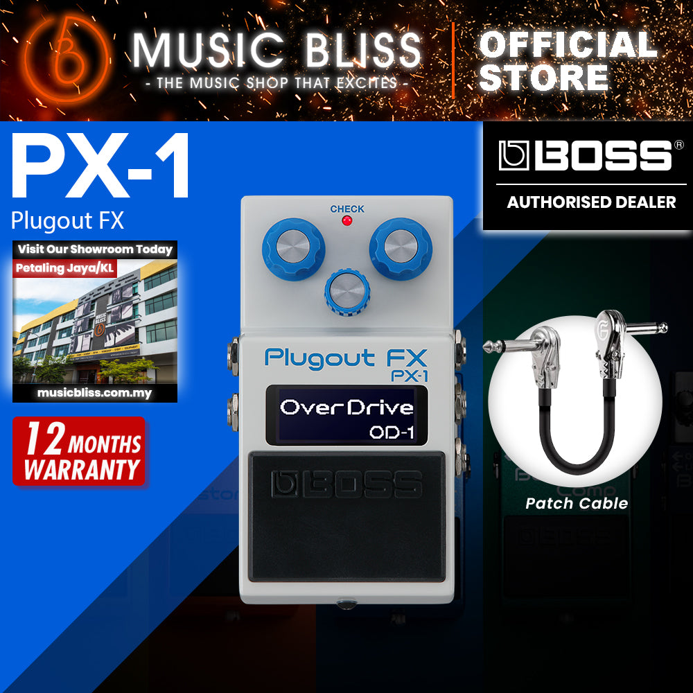 Boss PX-1 Plugout FX Pedal | Music Bliss Malaysia