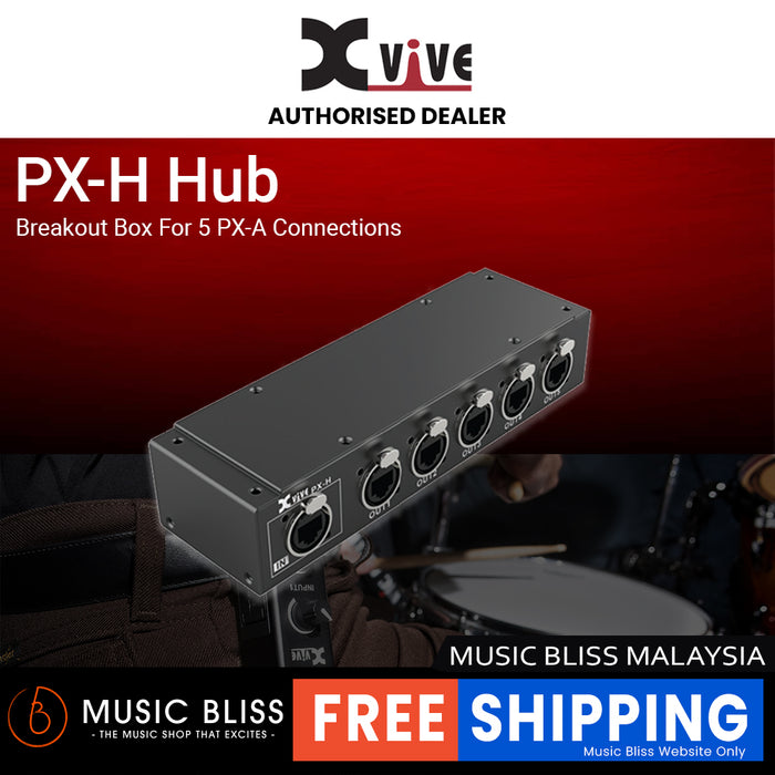 Xvive PX-H Breakout Box For 5 PX-A Connections