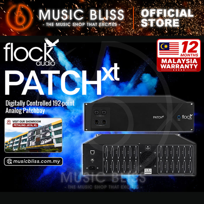Flock Audio Patch XT 192-point Digitally Controlled Analog Patchbay