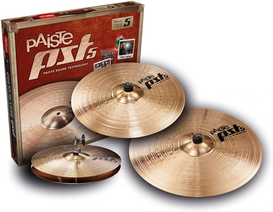 Paiste PST 5 Universal Cymbal Set - 14"/16"/20" - Music Bliss Malaysia