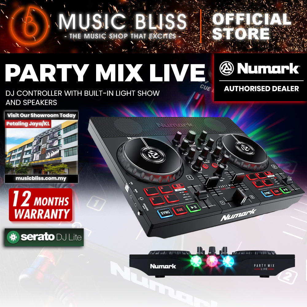 Numark Party Mix Live DJ Controller with Built-in Light Show