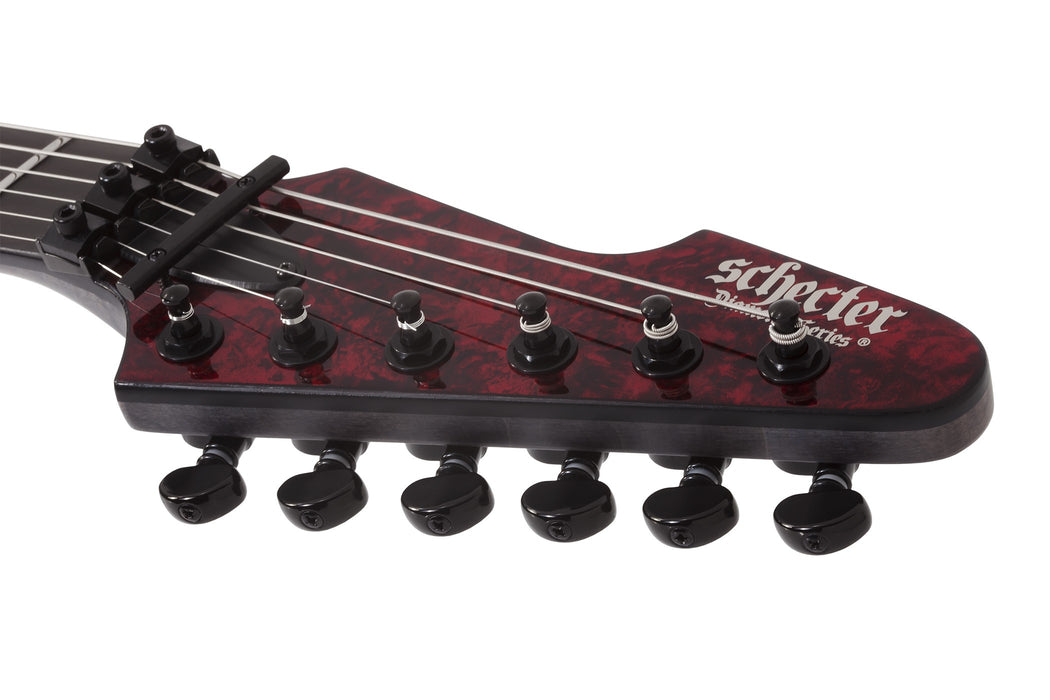 Schecter Patrick Kennison E-1 FR Apocrypha Electric Guitar - Red Reign