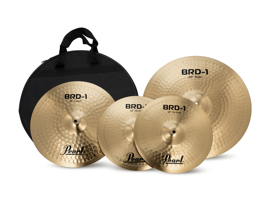 Pearl BRD-1 Hammered Brass Cymbal Pack