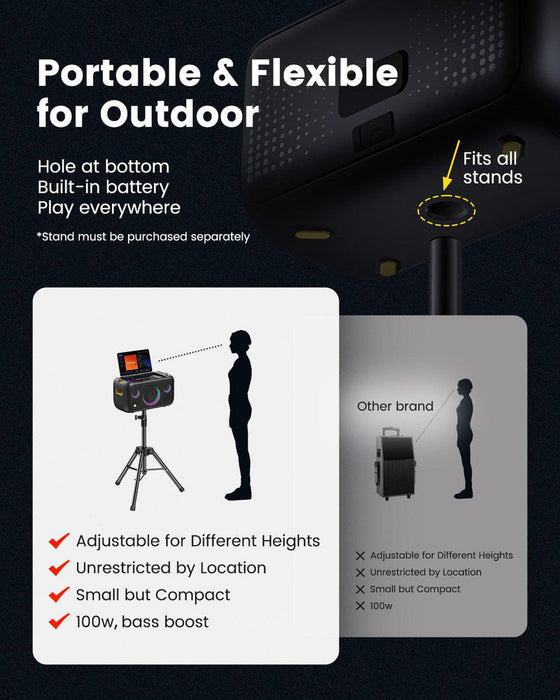 Ikarao Break X1 Portable Party Karaoke Machine