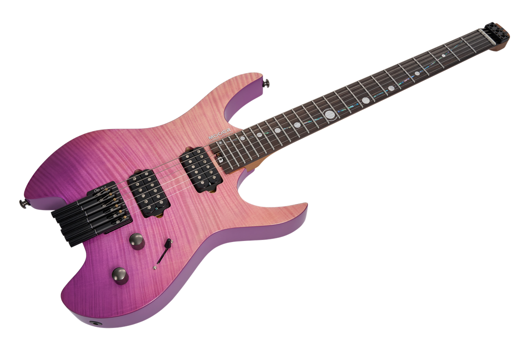 Mooer MHL100 Headless Electric Guitar - Purple Burst