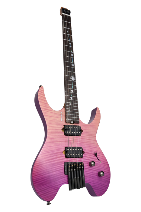 Mooer MHL100 Headless Electric Guitar - Purple Burst
