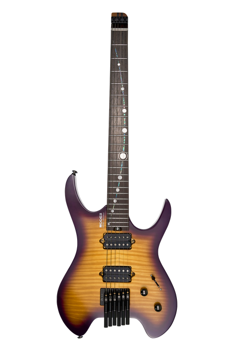 Mooer MHL100 Headless Electric Guitar - Purple Gradient