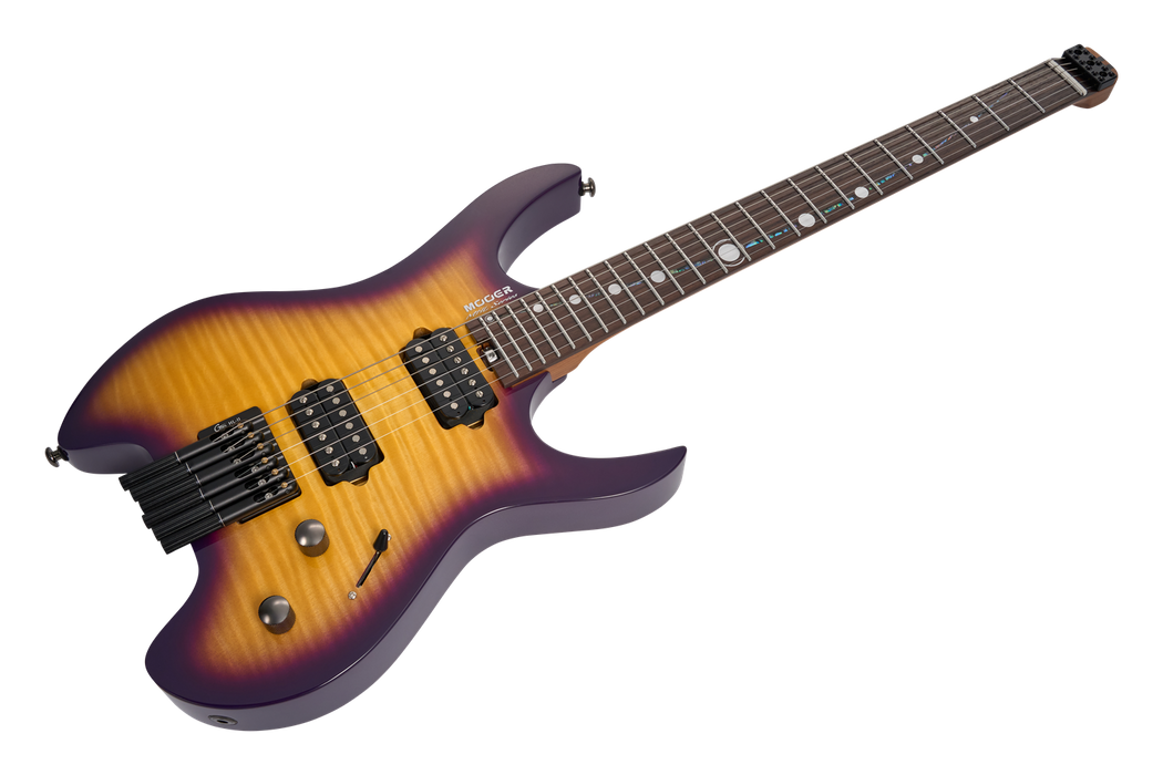 Mooer MHL100 Headless Electric Guitar - Purple Gradient