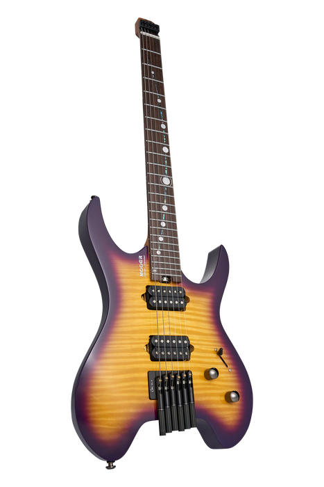 Mooer MHL100 Headless Electric Guitar - Purple Gradient