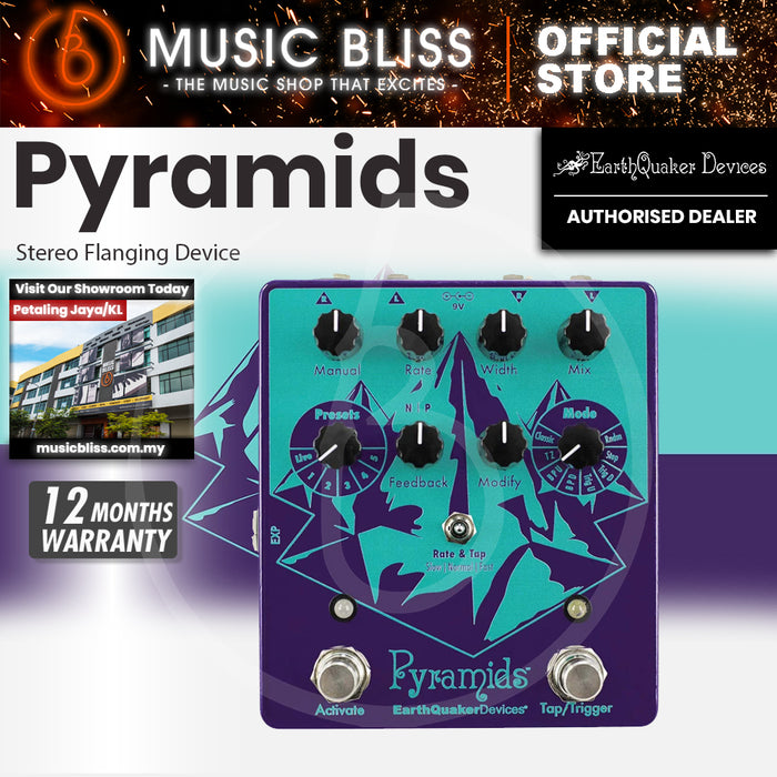 EarthQuaker Devices Pyramids Stereo Flange Pedal