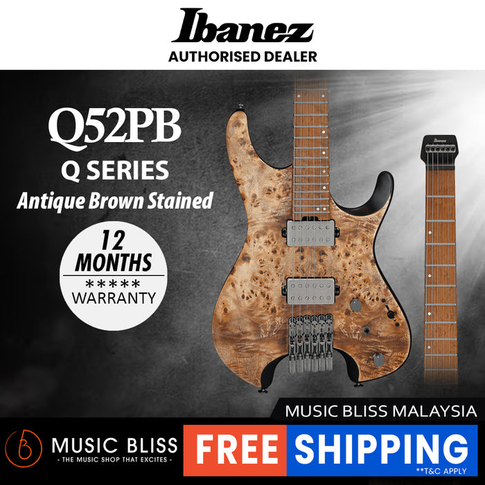 Ibanez Q52 Electric Guitar - Antique Brown Stained