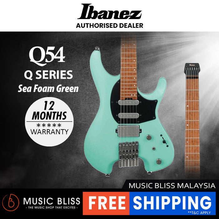Ibanez Q54 Q Series Headless Electric Guitar - Sea Foam Green