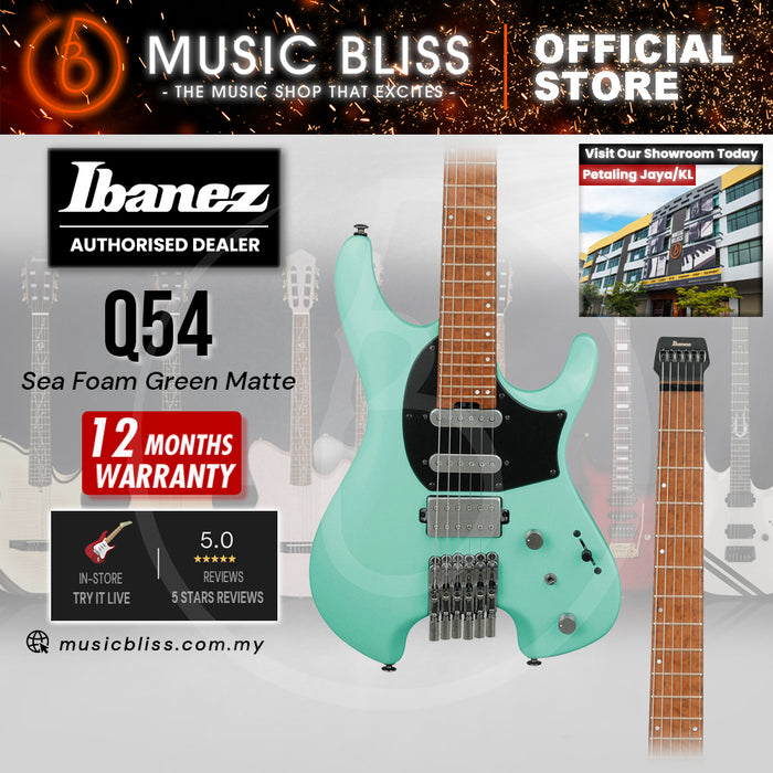 Ibanez Q54 Q Series Headless Electric Guitar - Sea Foam Green