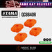 Tama QC8B4OR Limited Quick-Set Cymbal Mates (Set of 4) - Orange - Music Bliss Malaysia