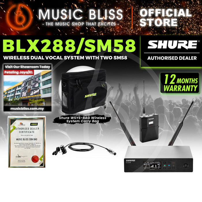 Shure QLXD14/85 Wireless Cardioid Lavalier Microphone System